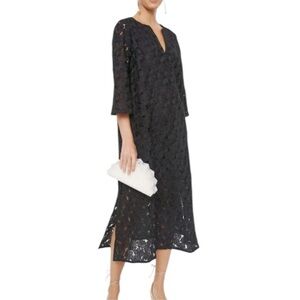 Tuckernuck Black Lace Midi Dress